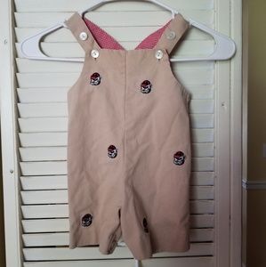 Uga 12 month Overalls